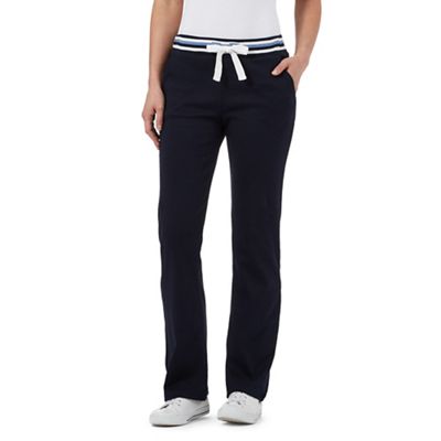 Maine New England Navy tipped jogging bottoms